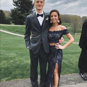 Two piece prom/formal dress